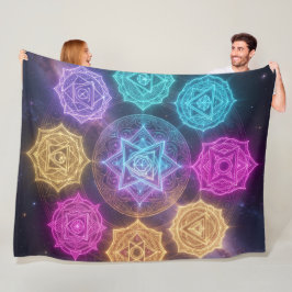 Die 7 Chakren´6 Fleece Deken