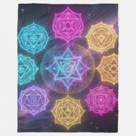 Die 7 Chakren´6 Fleece Deken