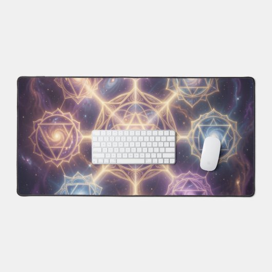 Die 7 Chakren´7 Bureaumat (Keyboard & Muis)