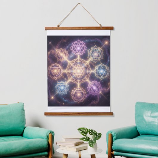 Die 7 Chakren´7 Hangend Wandkleed (Woonkamer)