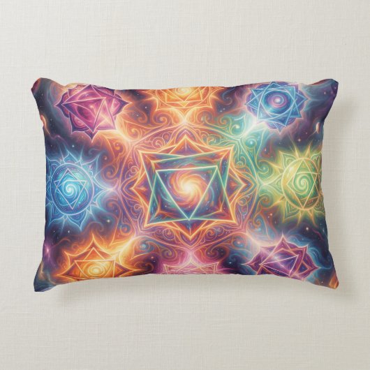 Die 7 Chakren´8 Accent Kussen (Voorkant)