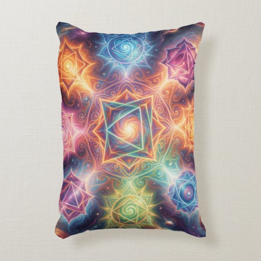 Die 7 Chakren´8 Accent Kussen (Voorkant(Verticaal))