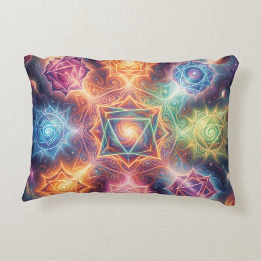 Die 7 Chakren´8 Accent Kussen (Achterkant)