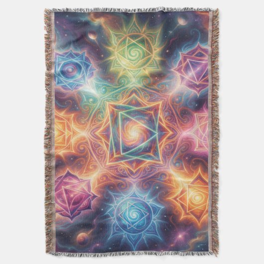 Die 7 Chakren´8 Deken (Voorkant Verticaal)