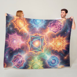 Die 7 Chakren´8 Fleece Deken