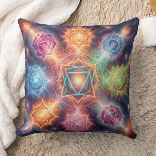 Die 7 Chakren´8 Kussen (Deken)