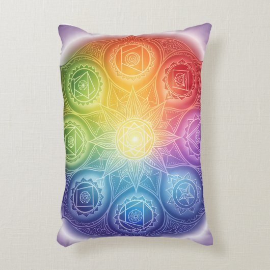 Die 7 Chakren´9 Accent Kussen (Voorkant(Verticaal))