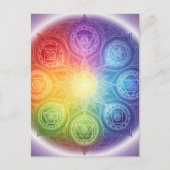 Die 7 Chakren´9 Briefkaart (Voorkant)