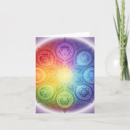 Die 7 Chakren´9 Feestdagen Kaart