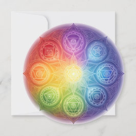 Die 7 Chakren´9 Feestdagenkaart