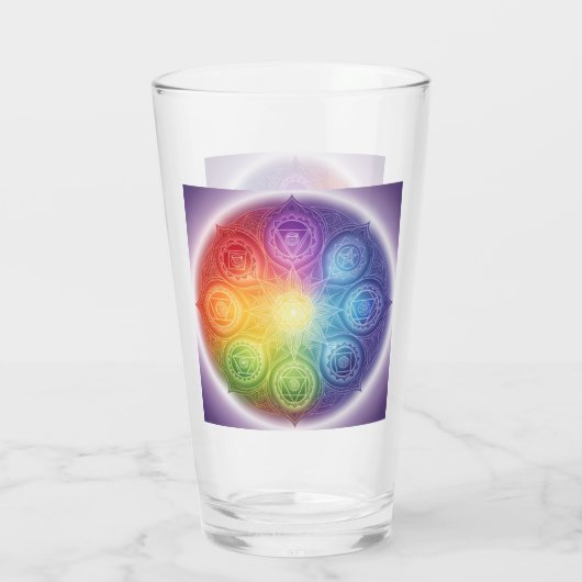 Die 7 Chakren´9 Glas (Achterkant)