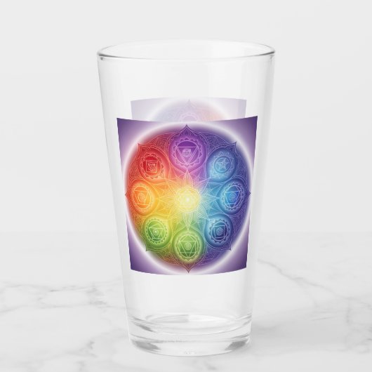 Die 7 Chakren´9 Glas (Voorkant)