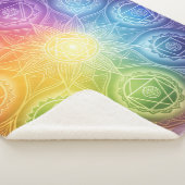 Die 7 Chakren´9 Sherpa Deken (3/4)