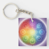 Die 7 Chakren´9 Sleutelhanger (voorkant)