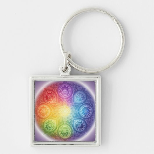 Die 7 Chakren´9 Sleutelhanger (Voorkant)