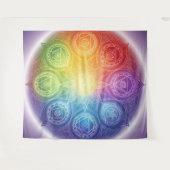 Die 7 Chakren´9 Wandkleed (Voorkant (horizontaal))