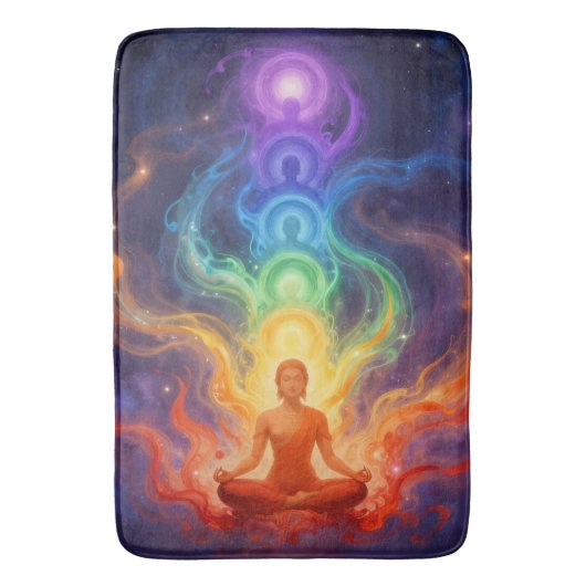 Die 7 Chakren Badmat (Voorkant Verticaal)