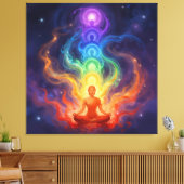 Die 7 Chakren Canvas Afdruk (Insitu (Woonkamer))