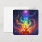 Die 7 Chakren Feestdagenkaart (Voorkant / Achterkant)