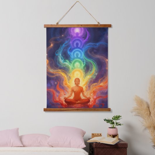 Die 7 Chakren Hangend Wandkleed (Slaapkamer)