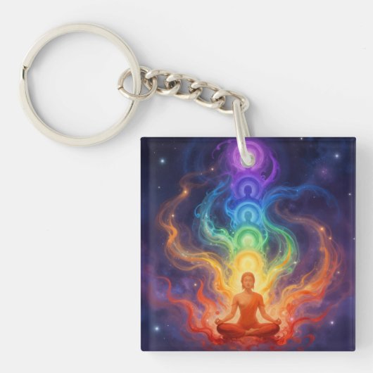 Die 7 Chakren Sleutelhanger (voorkant)