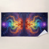 Die 7 Chakren Strandlaken (Voorkant)