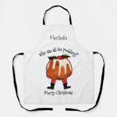 DIE ALLE JONGE Kerstmis BEKIJKEN Schort (Voorkant)