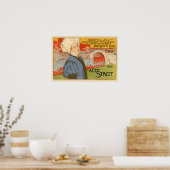 Die Alte Stadt van Otto Fischer Poster (Keuken)