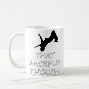 Die Backflip Wel T Shirt Parkour Geschenk Mannen E Koffiemok