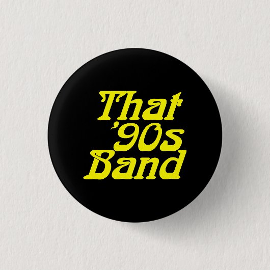 Die band uit de jaren '90 - Klassieke Logo Button (Voorkant)
