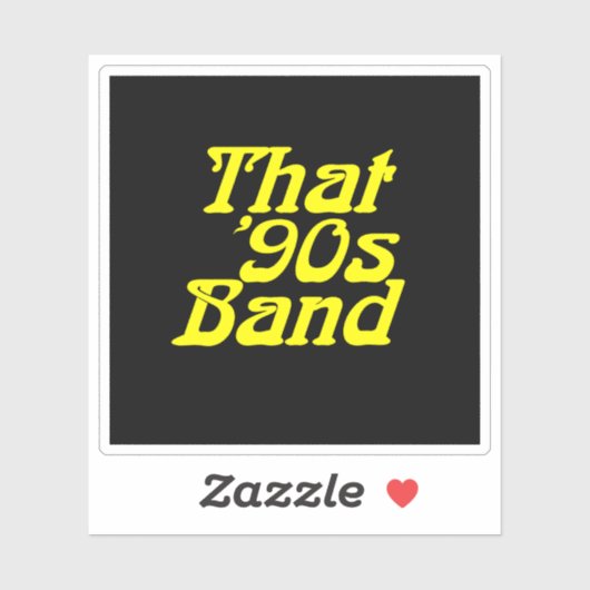 Die band uit de jaren '90 - Klassieke Logo Sticker (Vel)