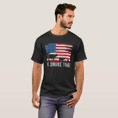 Die barbecue zou ik roken t-shirt (Voorkant volledig)