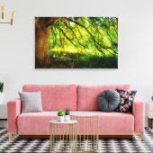 Die Baumschaukel Canvas Afdruk (Insitu (Woonkamer))
