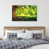 Die Baumschaukel Canvas Afdruk (Insitu (Slaapkamer))