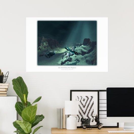 Die Befreiung des Pegasus Poster (Thuiskantoor)