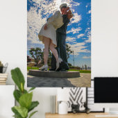 Die beroemde kus poster (Thuiskantoor)