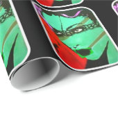 'Die blik' op glanzend omslagpapier Cadeaupapier (Rol Hoek)