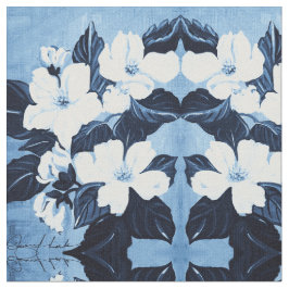 Die Blossom Blues Stof