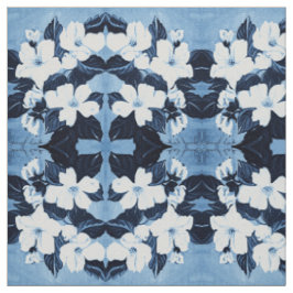Die Blossom Blues Stof