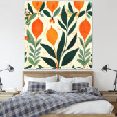 Die boerderijgloed canvas afdruk (Insitu (Slaapkamer))