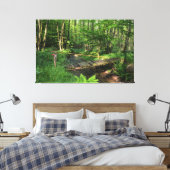 Die Brücke am Bach Canvas Afdruk (Insitu (Slaapkamer))