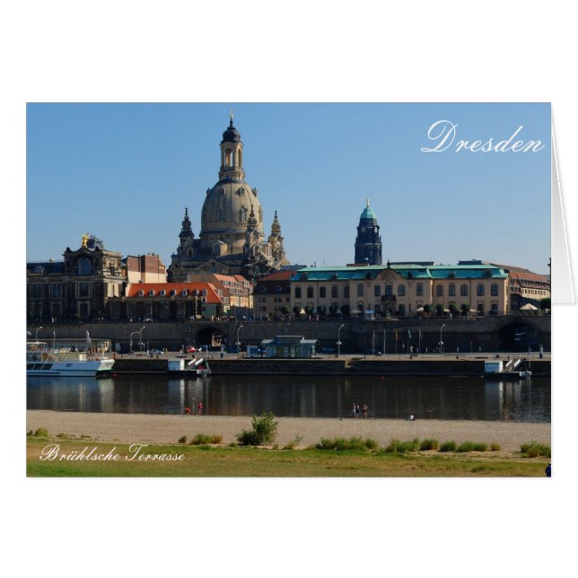 Die Brühlsche Terrasse in Dresden (Voorkant Horizontaal)