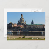 Die Brühlsche Terrasse in Dresden Briefkaart (Voorkant / Achterkant)