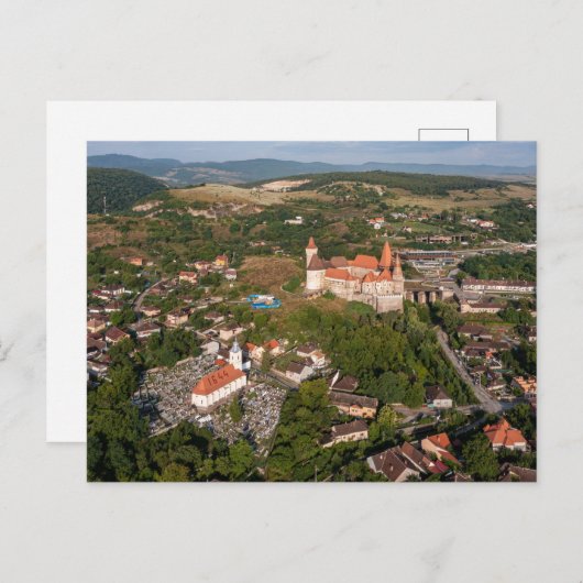 Die Burg Hunedoara in Rumänien Briefkaart (Voorkant / Achterkant)