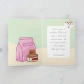 Die Cat Life Kinder Foto Birthday Kaart (Binnen)