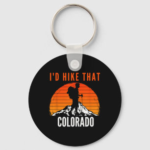 Die Colorado-zonsondergang bergwandelaar zou ik wa Sleutelhanger