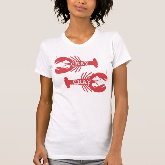 Die Cray Crayfish Crustacean T-shirt (Voorkant)