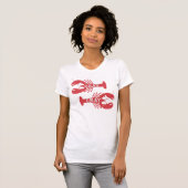 Die Cray Crayfish Crustacean T-shirt (Voorkant volledig)