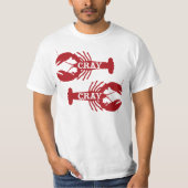 Die Cray Crayfish Crustacean T-shirt (Voorkant)