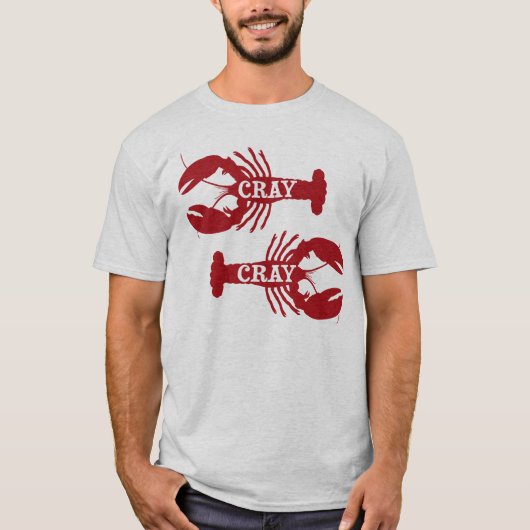Die Cray Crayfish Crustacean T-shirt (Voorkant)